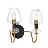 Armand 2 žárovky Nástěnné světlo - Aged Brass
