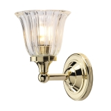 Austen 1 žárovka Nástěnné světlo - Polished Brass