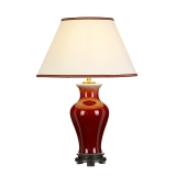 Majin 1 žárovka Stolní lampa With Tall Empire Shade