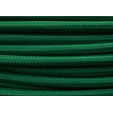Textilní kabel tmavě zelený