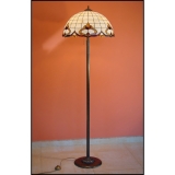 Vitrážová stojanová lampa Rokoko 50