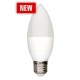 LED žárovka E27 6W svíčka teplá bílá 13061