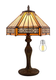 Vitrážová stolní lampa LB30 Indus (Hallux)
