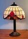Vitrážová stolní lampička Barok 23