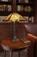 Vitrážová stolní lampička QZ/STEPHEN/TL (Elstead)