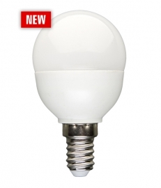 LED žárovka koule E14 6W studená bílá 13023